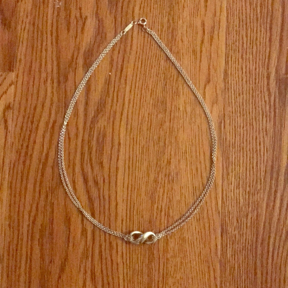 Tiffany & Co. Sterling Silver Infinity Necklace